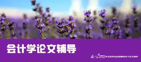 会计学论文辅导案例