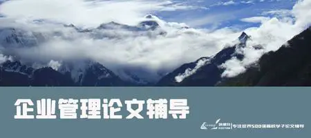 企业管理论文辅导案例